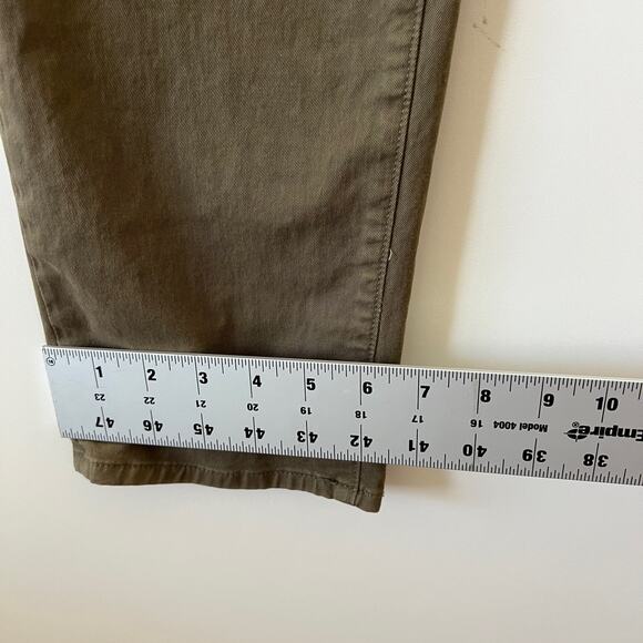 Rag & Bone Army Green Distressed Fit 2 Slim Fit Stretch Twill Chino Pant Men 34 - Picture 12 of 16